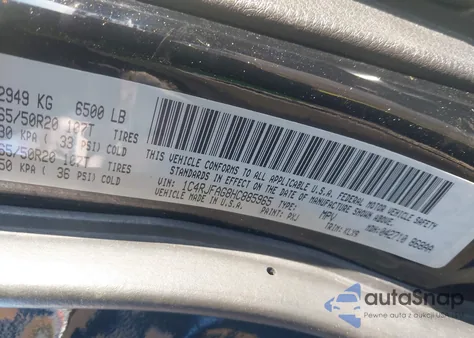 2017 Jeep Grand Cherokee Altitude 4X4 из США, поврежденный, VIN 1C4RJFAG8HC885965